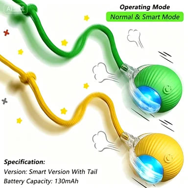 Smart Rolling Cat Ball – Self-Moving Interactive Toy