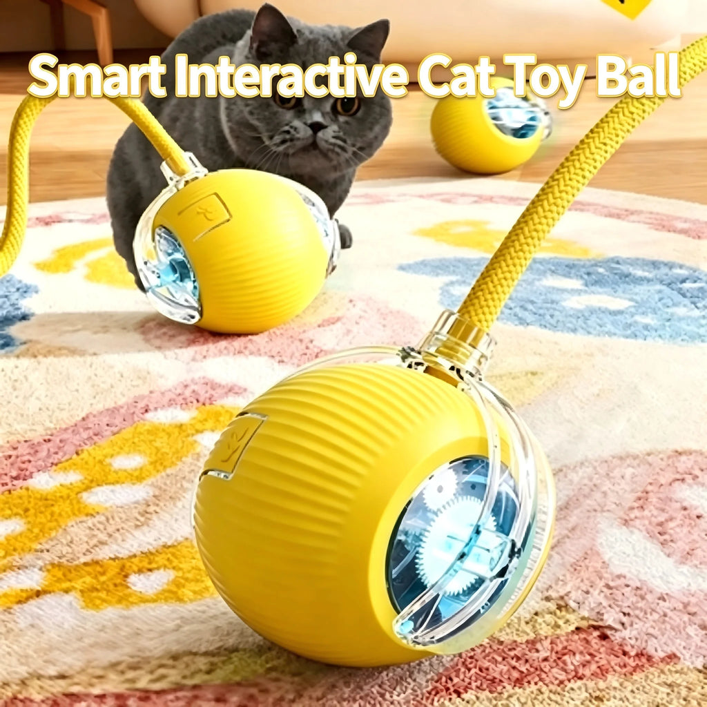 Smart Rolling Cat Ball – Self-Moving Interactive Toy