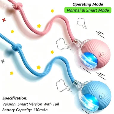 Smart Rolling Cat Ball – Self-Moving Interactive Toy